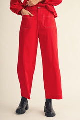 "Reese" Pants with Stichting, 3 colors
