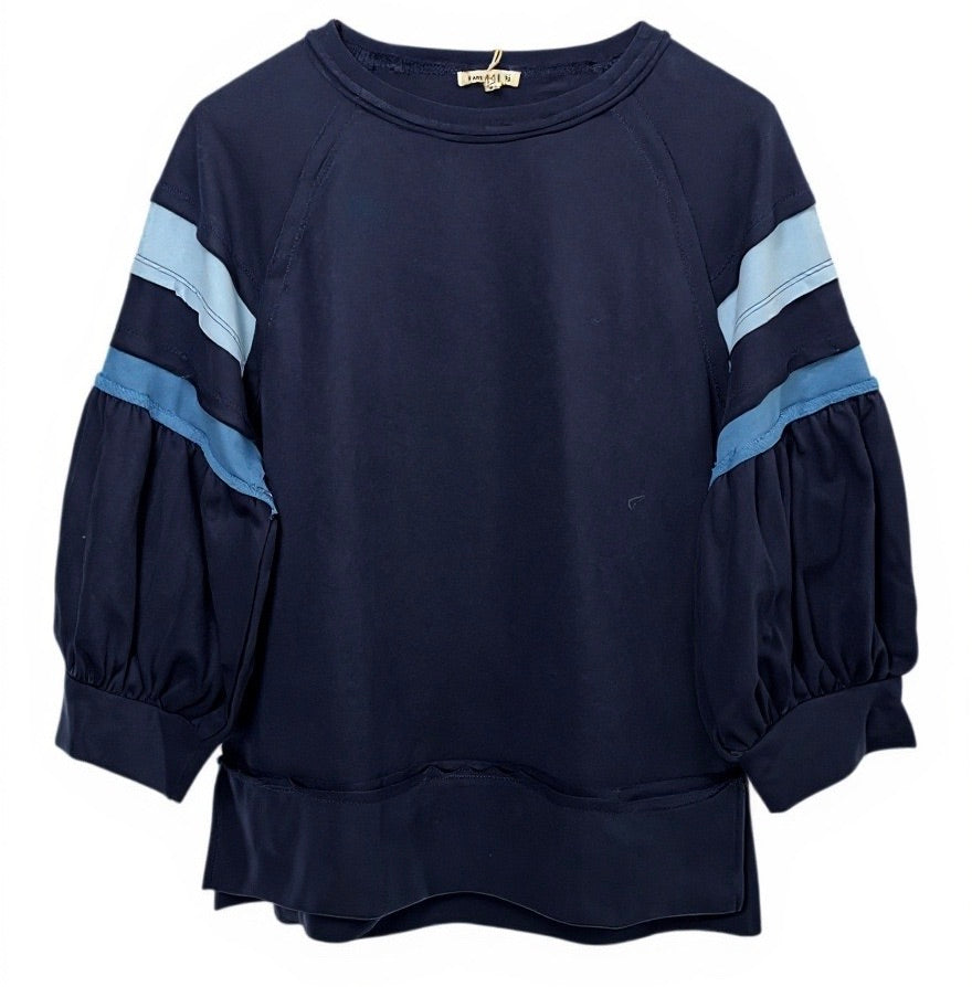 "Andi" Raglan Pullover, Navy - The Katie Grace Boutique