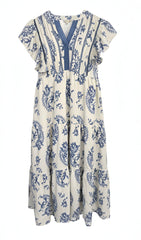 "Sophie" Paisley Midi Dress - The Katie Grace Boutique