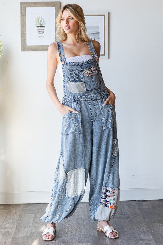 "Beatrice" Tencel Overalls - The Katie Grace Boutique