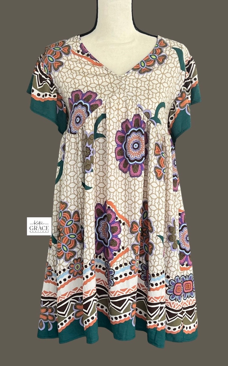 "Twiggy" Mini Dress - The Katie Grace Boutique