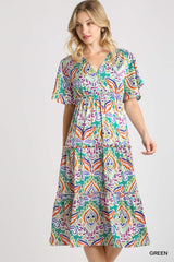 "Mila" Midi Dress - The Katie Grace Boutique