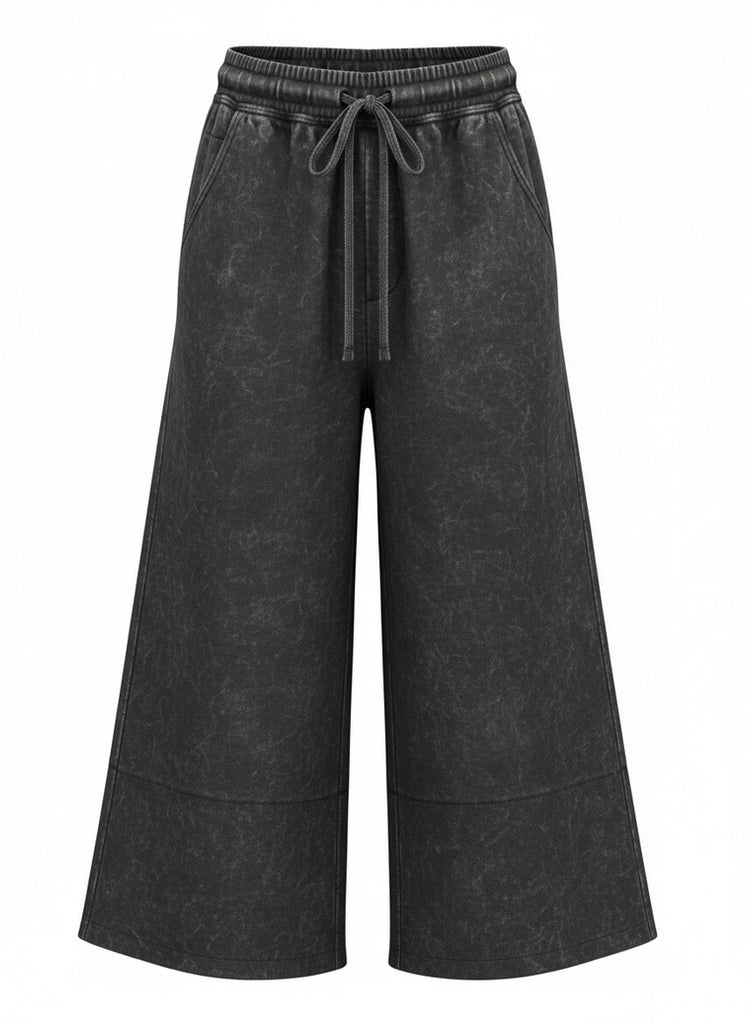 "Hadley" Cropped Mineral Pants, Ash - The Katie Grace Boutique