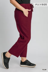 "Tilly" Pull On Pants, 2 colors PLUS - The Katie Grace Boutique