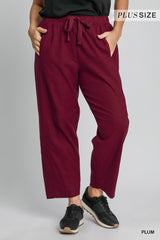 "Tilly" Pull On Pants, 2 colors PLUS - The Katie Grace Boutique