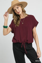 "Abby" Linen Blend Top