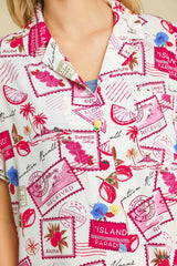 "Summer Vibe" Blouse - The Katie Grace Boutique