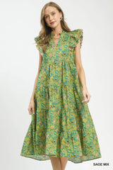 "Ivy" Midi Dress - The Katie Grace Boutique