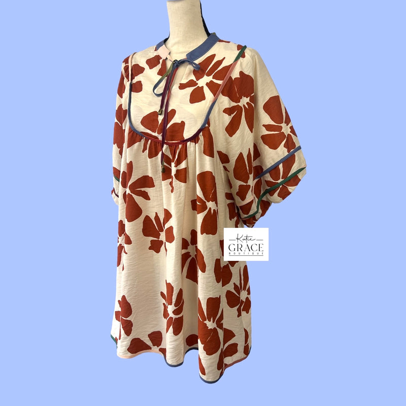 "Sprit" Puff Sleeve Dress