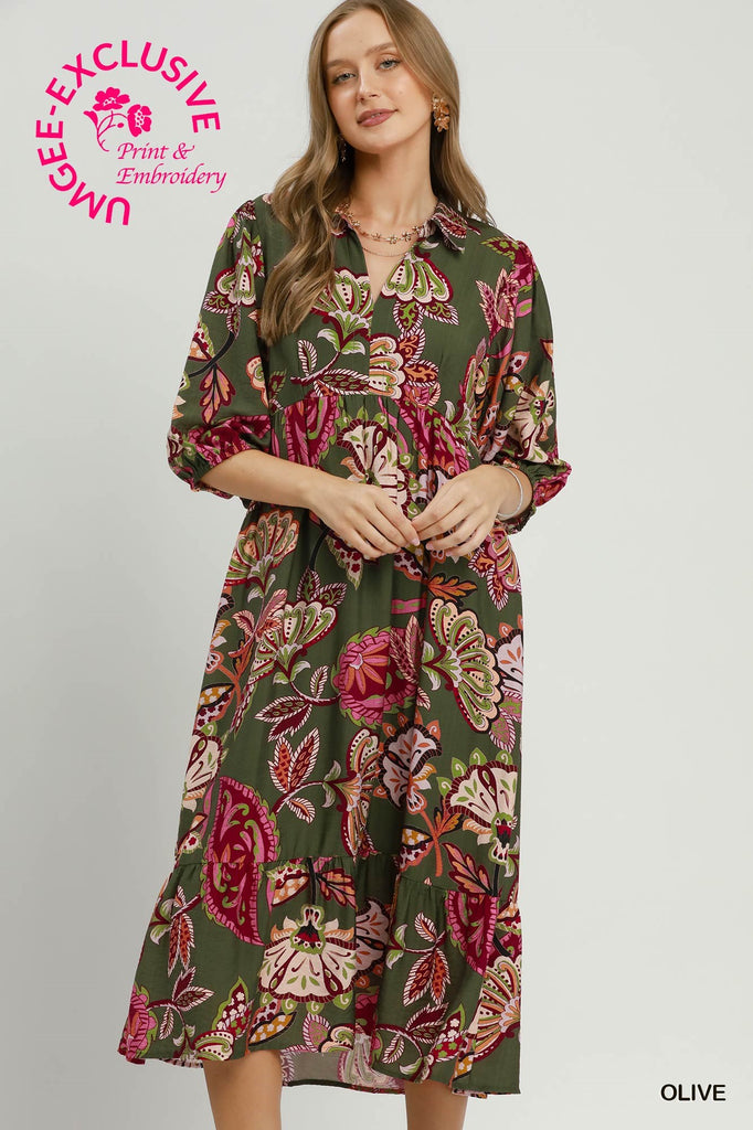"Madison" Midi Dress