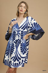 "Jilly" Kimono Sleeve Dress - The Katie Grace Boutique