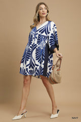 "Jilly" Kimono Sleeve Dress - The Katie Grace Boutique
