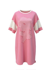 "Addy" Applique' Dress, 2 colors - The Katie Grace Boutique