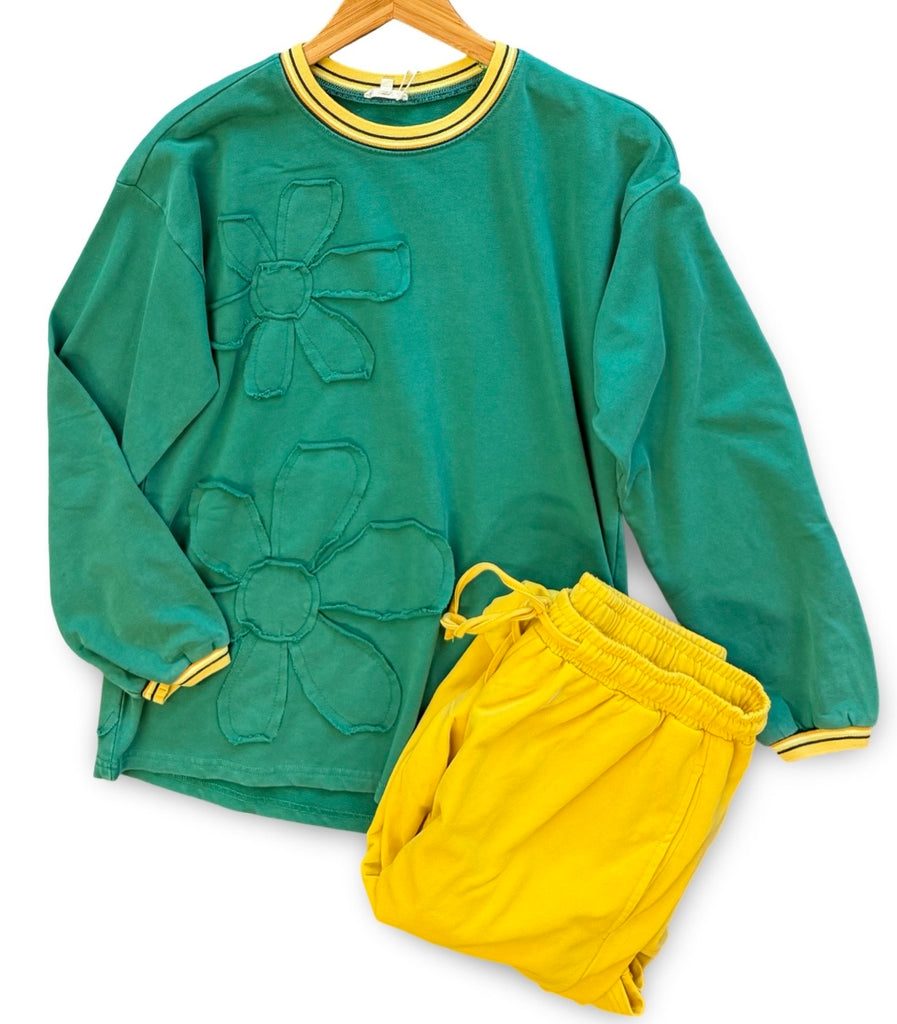 "Greenie" Applique Pullover