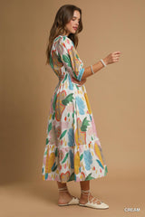 "Mania" Midi Dress - The Katie Grace Boutique