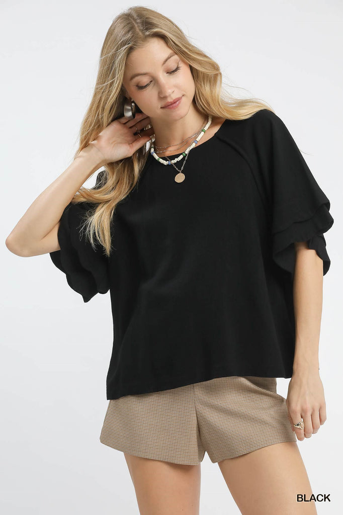 "Eva" Linen Top