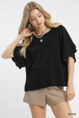 "Eva" Linen Top