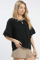 "Eva" Linen Top