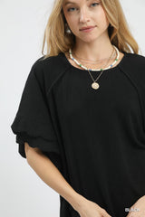 "Eva" Linen Top