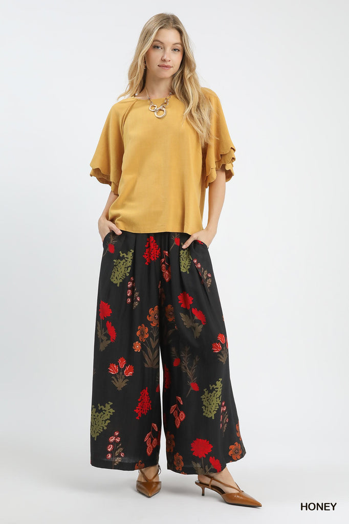 "Rachel" Linen Blend Top