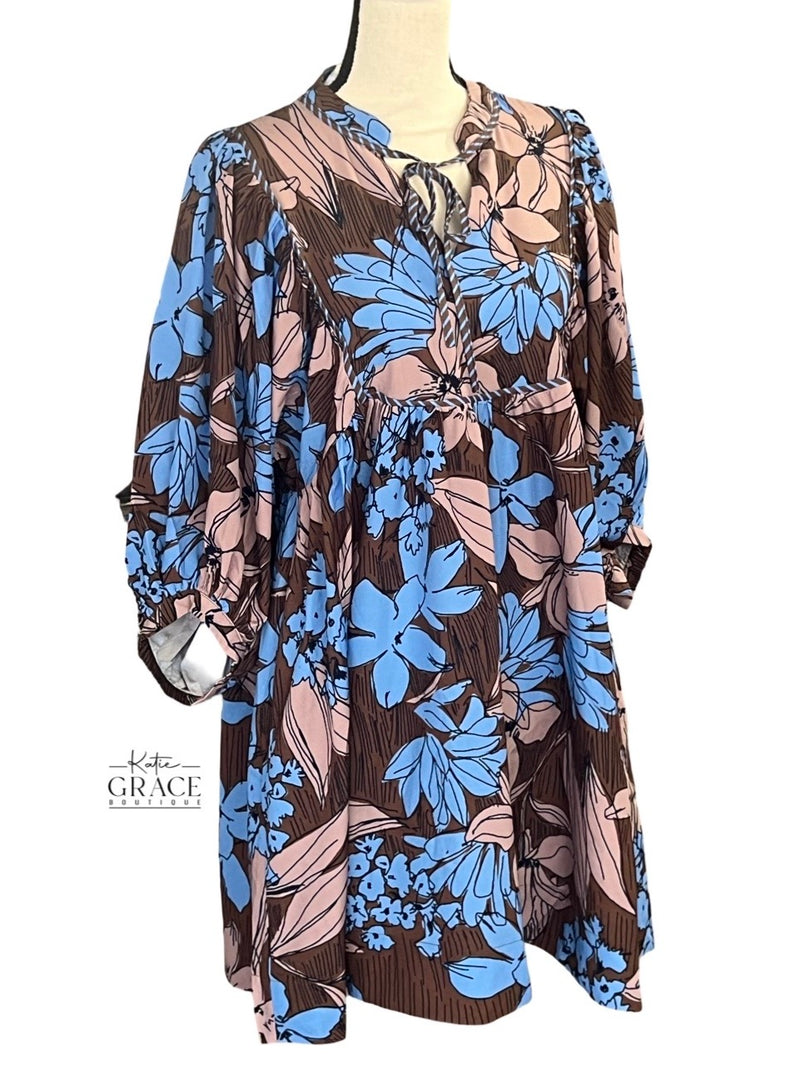 "Benita" Babydoll Dress - The Katie Grace Boutique