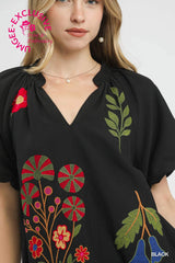 "Evelyn" Embroidered Dress