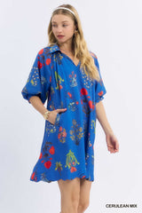 "Kori" Scalloped Hem Dress