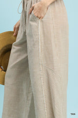 "Sloan" Linen Blend Pants - The Katie Grace Boutique