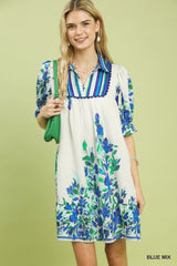 "Bonnie" Floral Dress - The Katie Grace Boutique