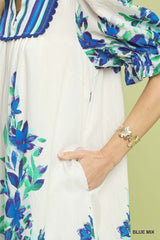 "Bonnie" Floral Dress - The Katie Grace Boutique