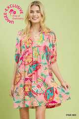 "Penny" Floral Dress - The Katie Grace Boutique