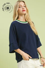 "Gracie" Ribbed Top, 2 colors - The Katie Grace Boutique