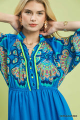 "Viv"  Midi Bold Dress