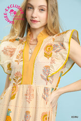 "Summer" Floral Midi Dress