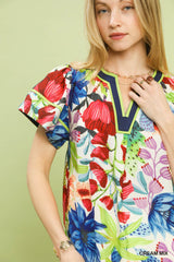 "Meadow" Floral Blouse - The Katie Grace Boutique