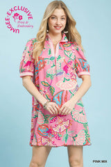 "Georgia" Floral Dress - The Katie Grace Boutique