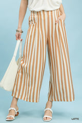 "Sophie" Striped Pants - The Katie Grace Boutique