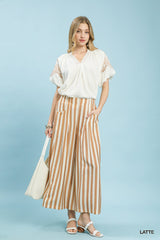 "Sophie" Striped Pants - The Katie Grace Boutique