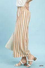 "Sophie" Striped Pants - The Katie Grace Boutique