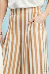 "Sophie" Striped Pants - The Katie Grace Boutique