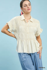 "Emily" Linen Top