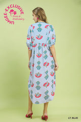 "Beatrice" Midi Dress - The Katie Grace Boutique