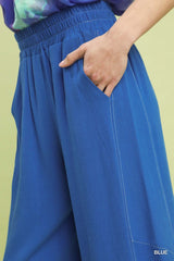 "Lettie" Linen Blend Pants - The Katie Grace Boutique