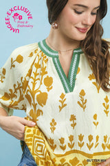 "Josephine" V Neck Blouse