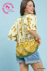 "Josephine" V Neck Blouse