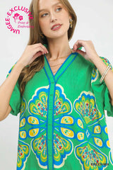 "Fiona" Printed Dress - The Katie Grace Boutique