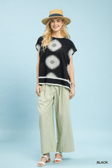 "Nora" Boxy Blouse - The Katie Grace Boutique