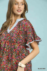 "Leena" Floral Blouse