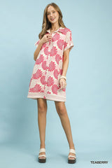"Tessa" Button Down Dress - The Katie Grace Boutique