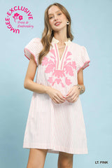 "Shea" Applique Dress - The Katie Grace Boutique